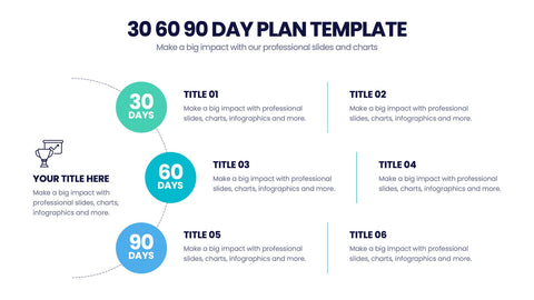 30 60 90 Day Plan Infographics
