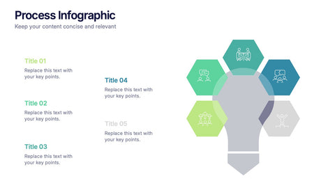 5 Step Process Diagram Presentation