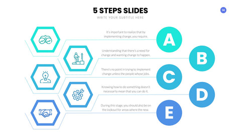 5 Steps Infographics