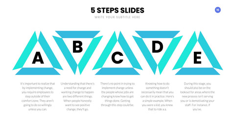 5 Steps Infographics