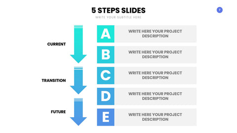 5 Steps Infographics