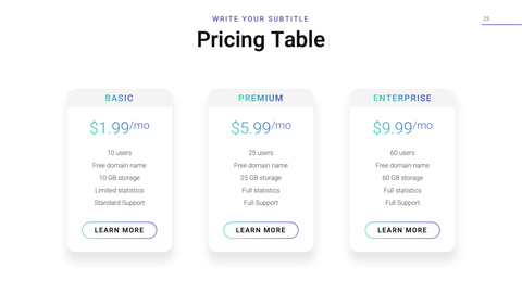 Accelerator Startup Presentation Template