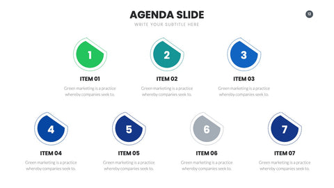 Agenda Infographics for Meetings & Project Planning
