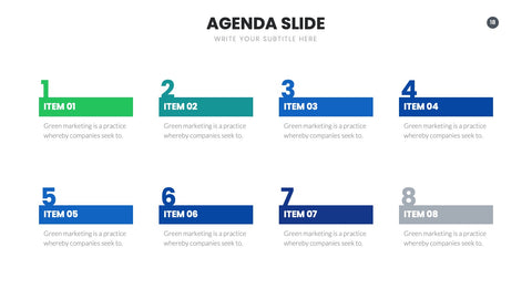 Agenda Infographics for Meetings & Project Planning