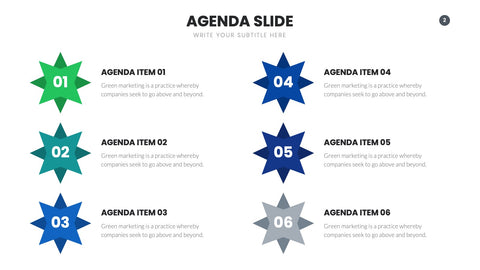Agenda Infographics for Meetings & Project Planning