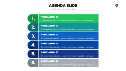 Agenda Infographics for Meetings & Project Planning