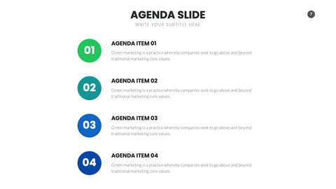 Agenda Infographics for Meetings & Project Planning