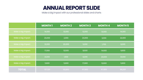 Annual Report Infographics