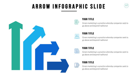 Arrow Infographics for Process Flows & Directional Diagrams