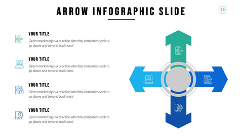 Arrow Infographics for Process Flows & Directional Diagrams