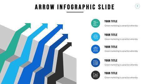 Arrow Infographics for Process Flows & Directional Diagrams
