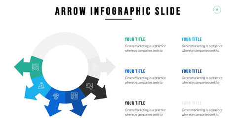 Arrow Infographics for Process Flows & Directional Diagrams