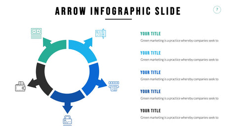 Arrow Infographics for Process Flows & Directional Diagrams
