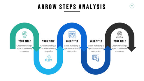 Arrow Infographics for Process Flows & Directional Diagrams