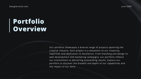 Bravo Creative Portfolio Presentation