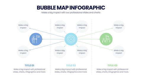 Bubble Map Infographics