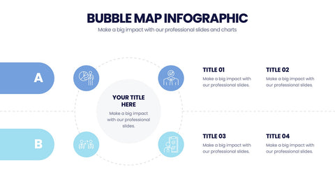Bubble Map Infographics