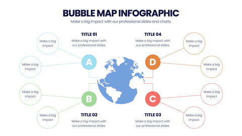 Bubble Map Infographics