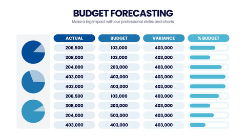Budget Forecasting Infographics