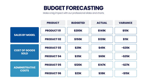 Budget Forecasting Infographics