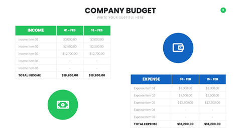 Budget Infographics