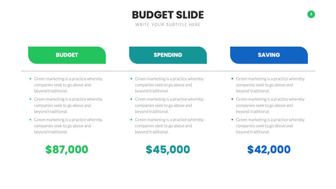 Budget Infographics