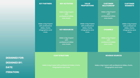 Business Model Canvas Infographics