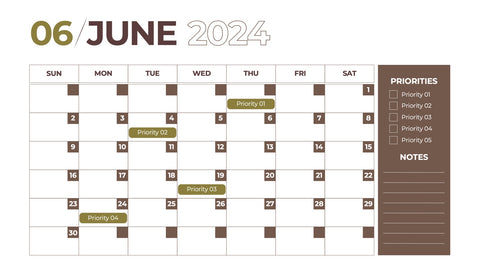 Calendar Infographics