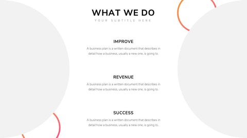 Company Profile Infographics for About & Overview