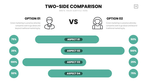 Comparison Infographics for Side-by-Side Analysis
