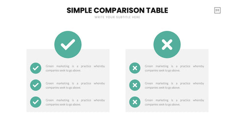Comparison Infographics for Side-by-Side Analysis