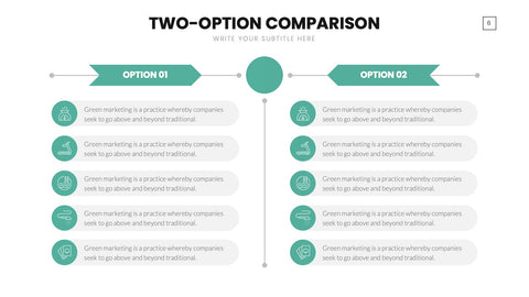 Comparison Infographics for Side-by-Side Analysis