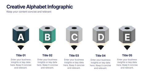 Creative Alphabet Infographic Presentation