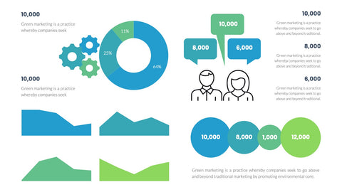 Dashboard Infographics for KPIs & Reports
