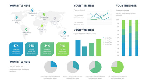Dashboard Infographics for KPIs & Reports