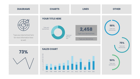 Dashboard Infographics for KPIs & Reports