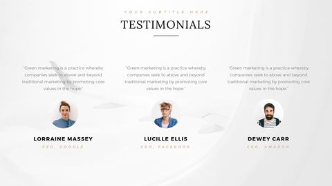 Diamond Minimal Presentation Template