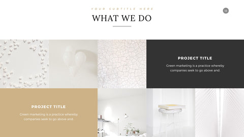 Diamond Minimal Presentation Template