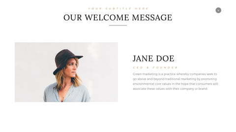 Diamond Minimal Presentation Template