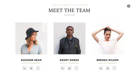 Diamond Minimal Presentation Template