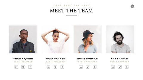 Diamond Minimal Presentation Template