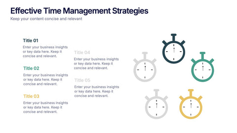 Effective Time Management Strategies Presentation