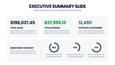 Executive Summary Infographics