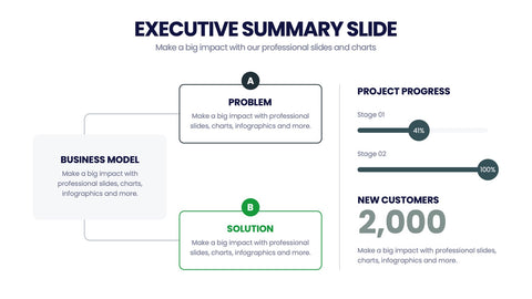 Executive Summary Infographics