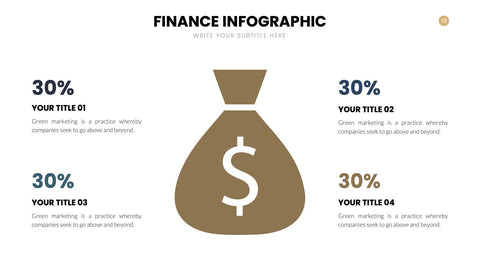 Finance Infographics for Budgets & Financial Reports