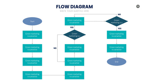 Flow Infographics for Process Diagrams & Workflows