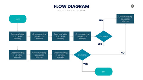Flow Infographics for Process Diagrams & Workflows
