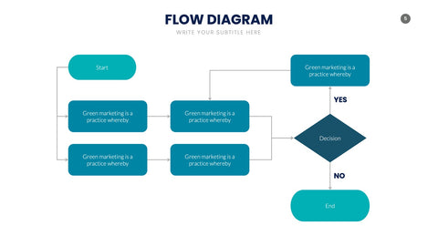 Flow Infographics for Process Diagrams & Workflows
