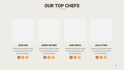 Food Infographics for Menus & Nutrition