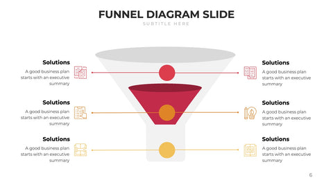 Funnel Infographics for Sales, Marketing & Conversion Analysis